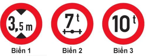Hình câu 338: Biển số 2 có ý nghĩa như thế nào?