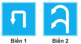 Biển chỉ dẫn – hình câu 443: Biển nào cho phép quay đầu xe?